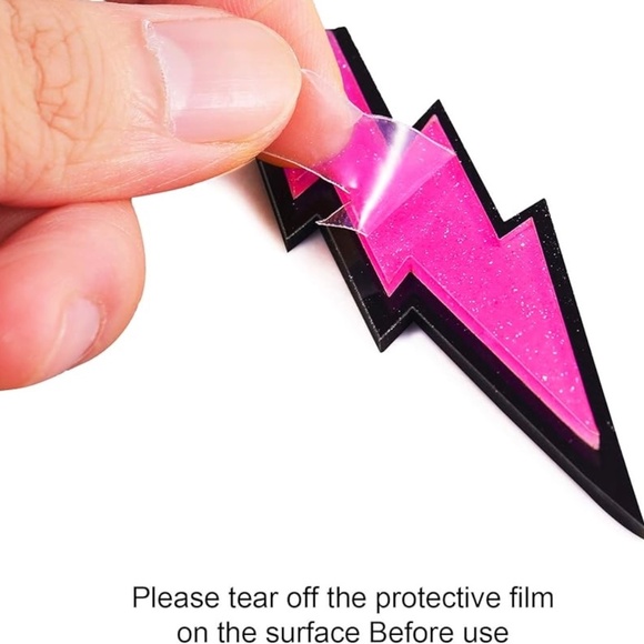 NWOT 80s Pink Accessories Women Lace Headband Earrings, Leg Covers, Bracelets - Picture 11 of 12